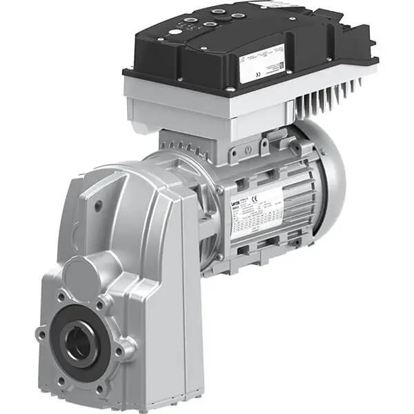 Shaft-Mounted Helical redüktörlü motor G500-S + M550-U + I550 Motec